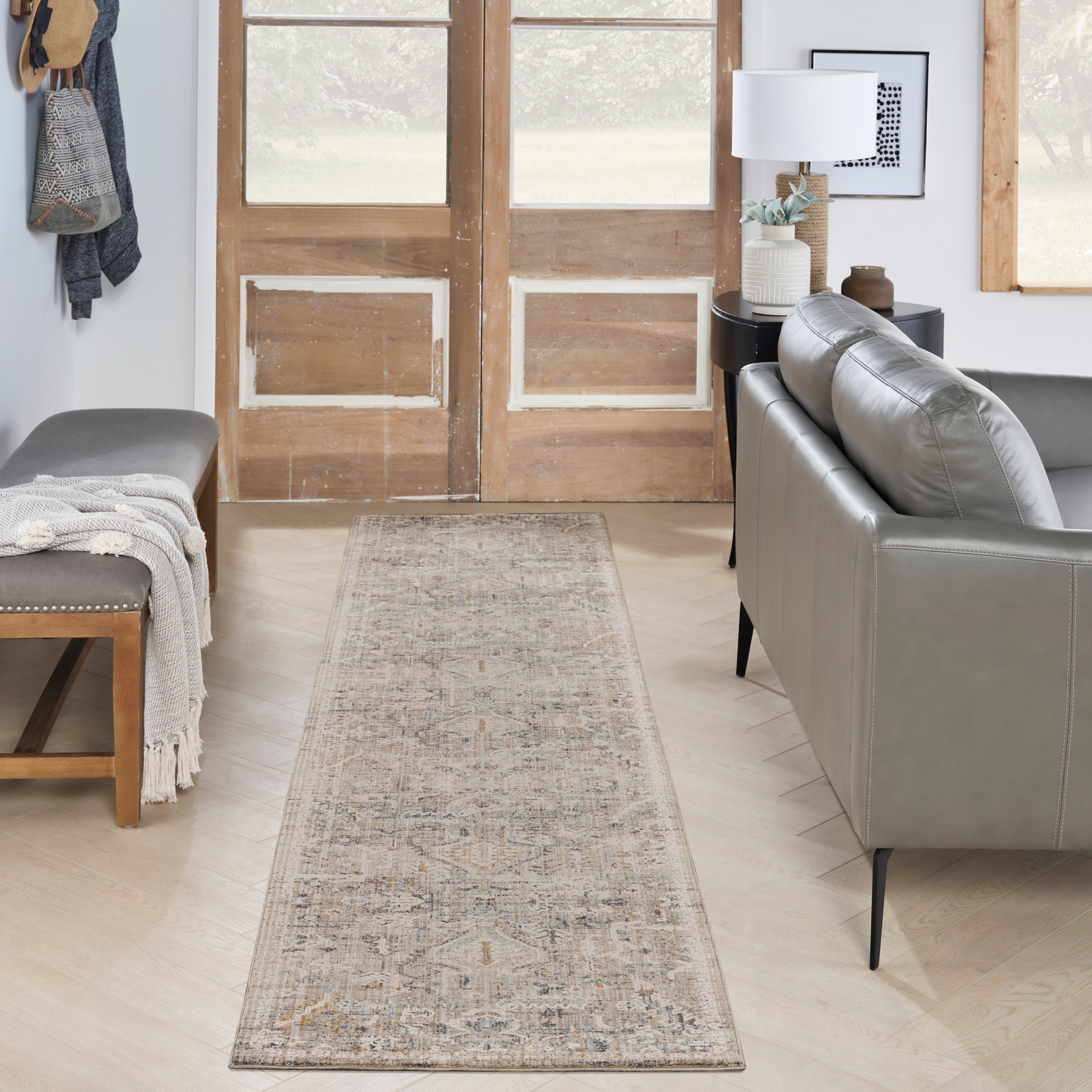 Nourison Lynx LNX02 Ivory Taupe Rug